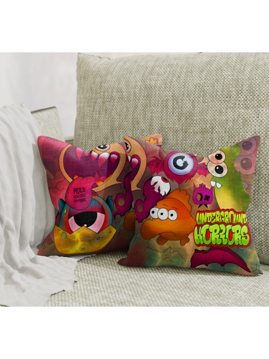 Декоративна възглавница Horror Monsters